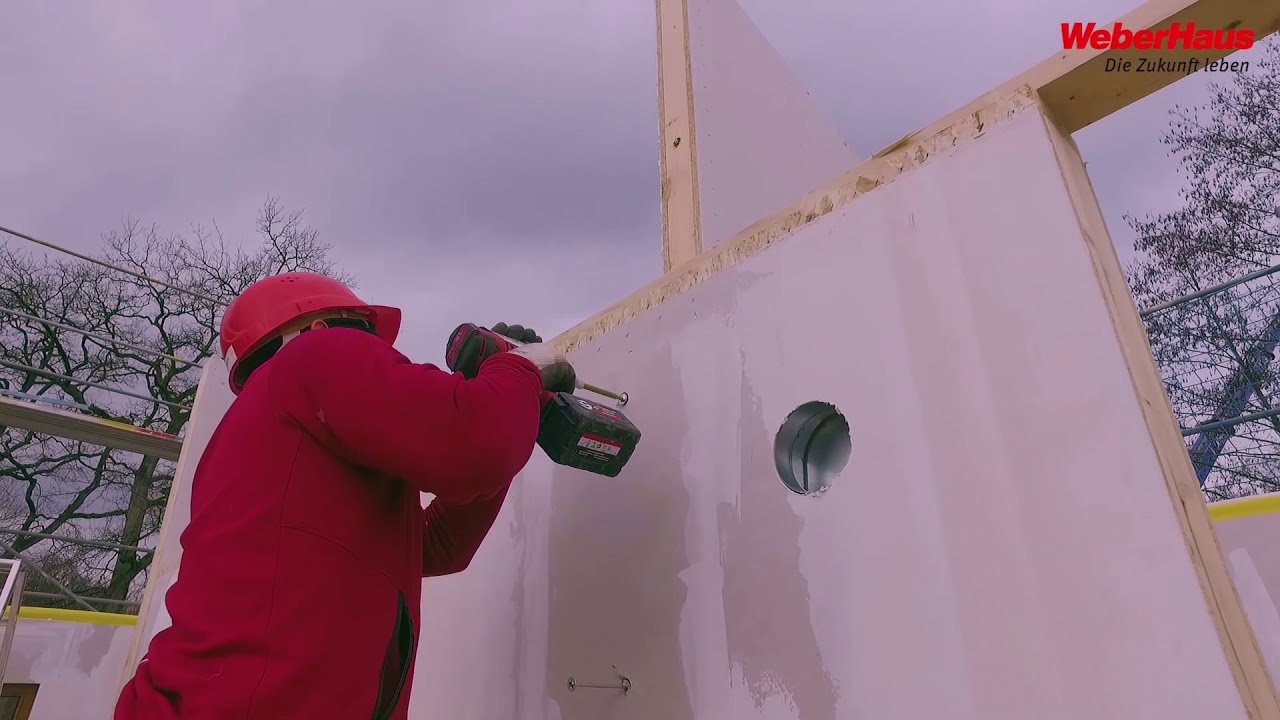 Hausaufbau Musterhaus sunshine von WeberHaus | &ouml;kologische Fertigbauweise