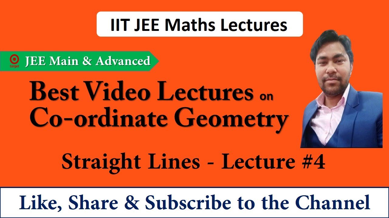 #4 Straight Lines Best Maths Video Lectures on Coordinate Geometry Internal Division Formula 
