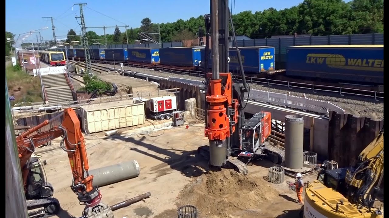 Dresdner Bahn Baustelle Blankenfelde 29.04.-16.05.2024
