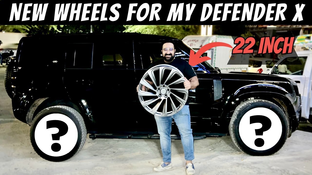 NEW ALLOY WHEELS FOR MY DEFENDER X 😍