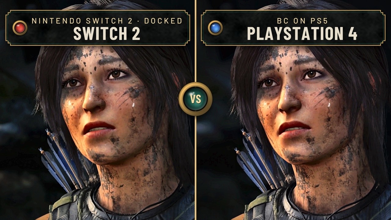 Shadow of the Tomb Raider Switch 2 vs PS4 (PS5 BC) Graphics Comparison &  FPS Test