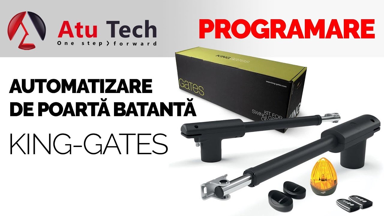 Programare manuala - Automatizare de poarta batanta KingGates
