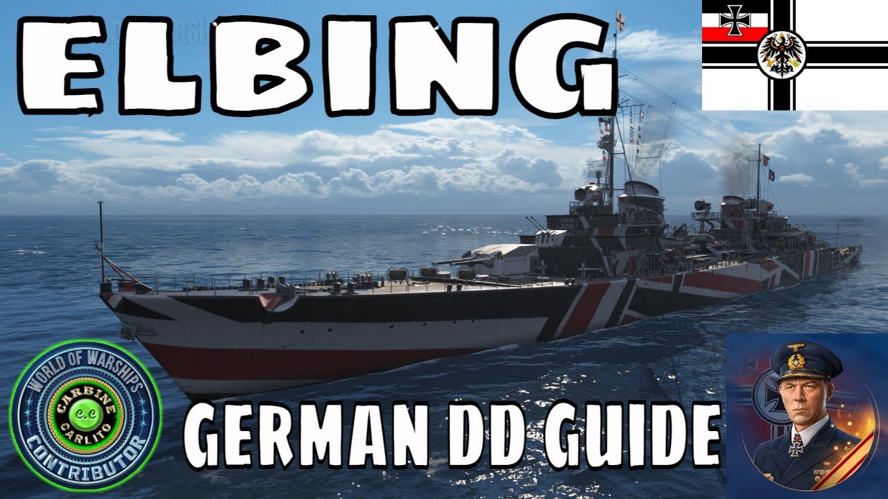 German Destroyers Elbing World of Warships Wows Captain Skills Guide