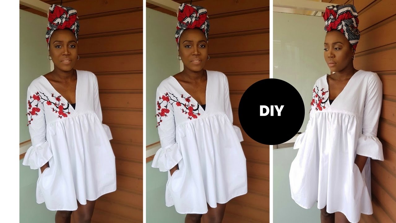 How To Make The Zara Inspired Flare Dress I Easy Sewing I Beginner Sewing