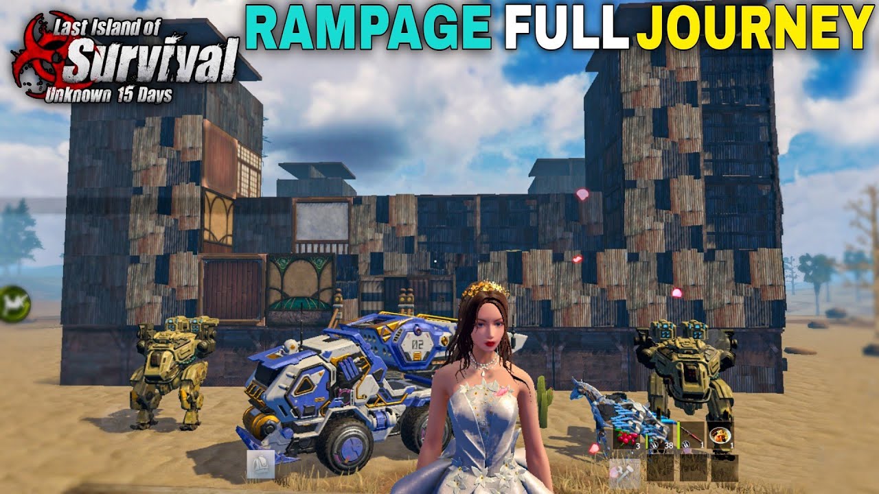 RAMPAGE FULL JOURNEY | LAST DAY RULES SURVIVAL GAMEPLAY #lios