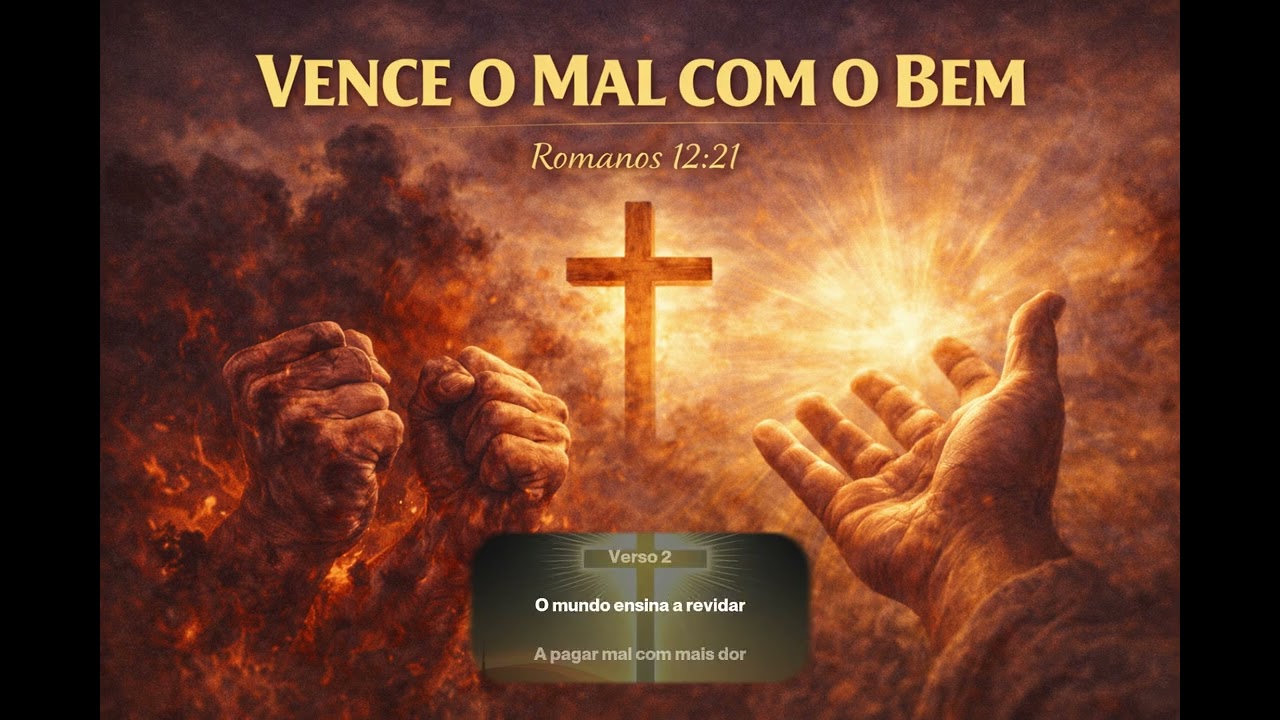 Vencer Com o Bem. Inspirada em Romanos 12:21. #fe #jesus #motivacional #deuscuidademim #louvor #paz
