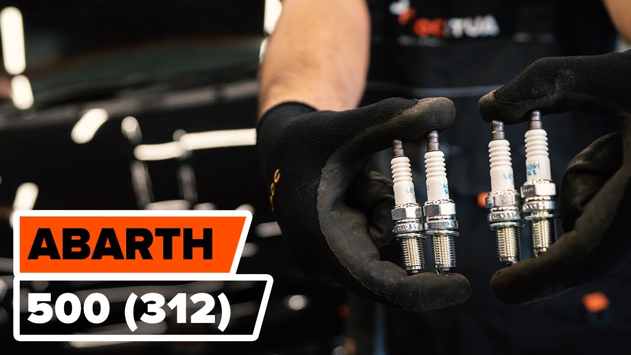How to change spark plug on ABARTH 500 (312) [TUTORIAL AUTODOC]