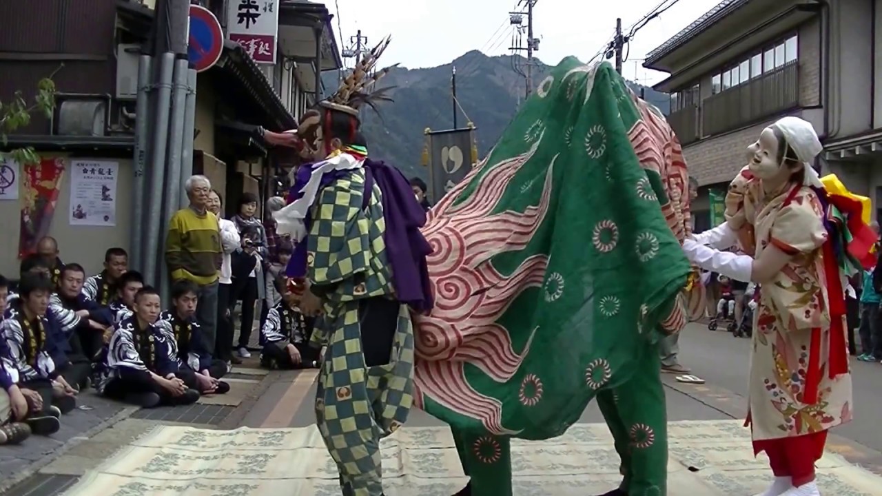 平成29年4月20日　飛騨古川祭　水穂神社金蔵獅子