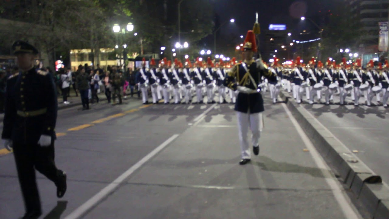 Escuela Militar 2018, Penachos Rojos, Rumbo a Desfile Las Condes