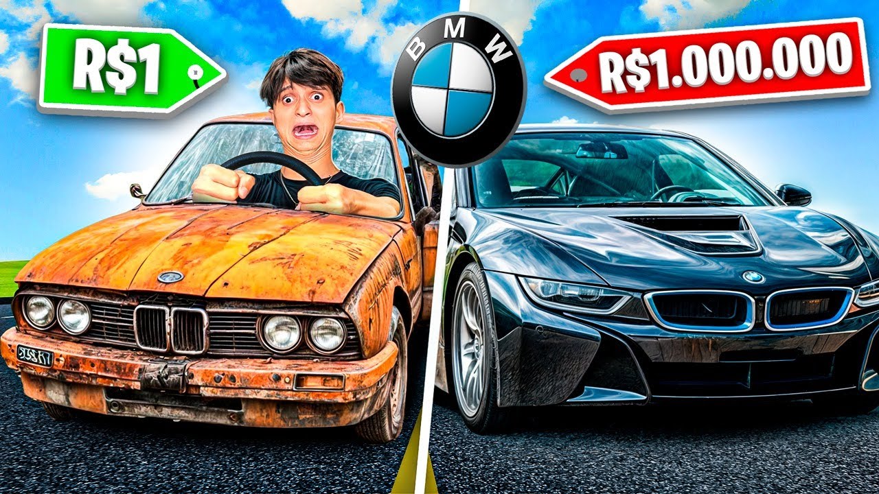 BMW DE R$1 VS R$1 MILHÃO DE REAIS!