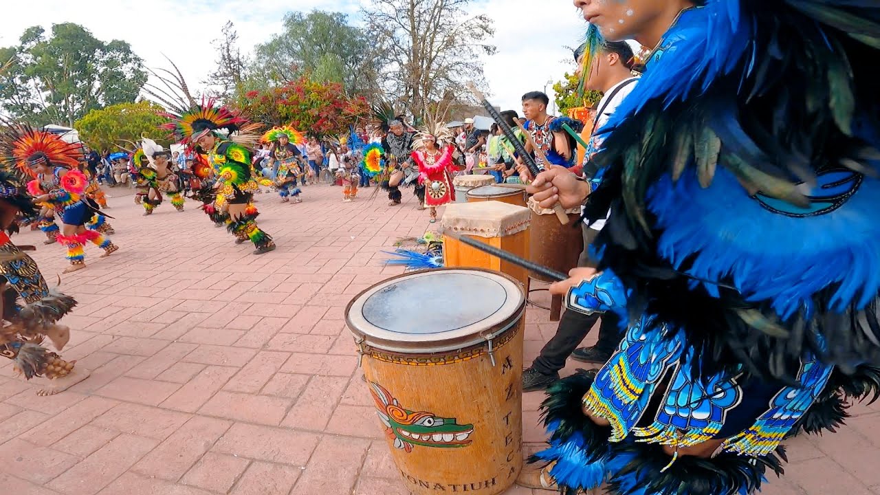 FIESTAS PATRONALES Mexquitic de Carmona | DANZA MATACHINES | DANZA MEXICA | DANZA AZTECA