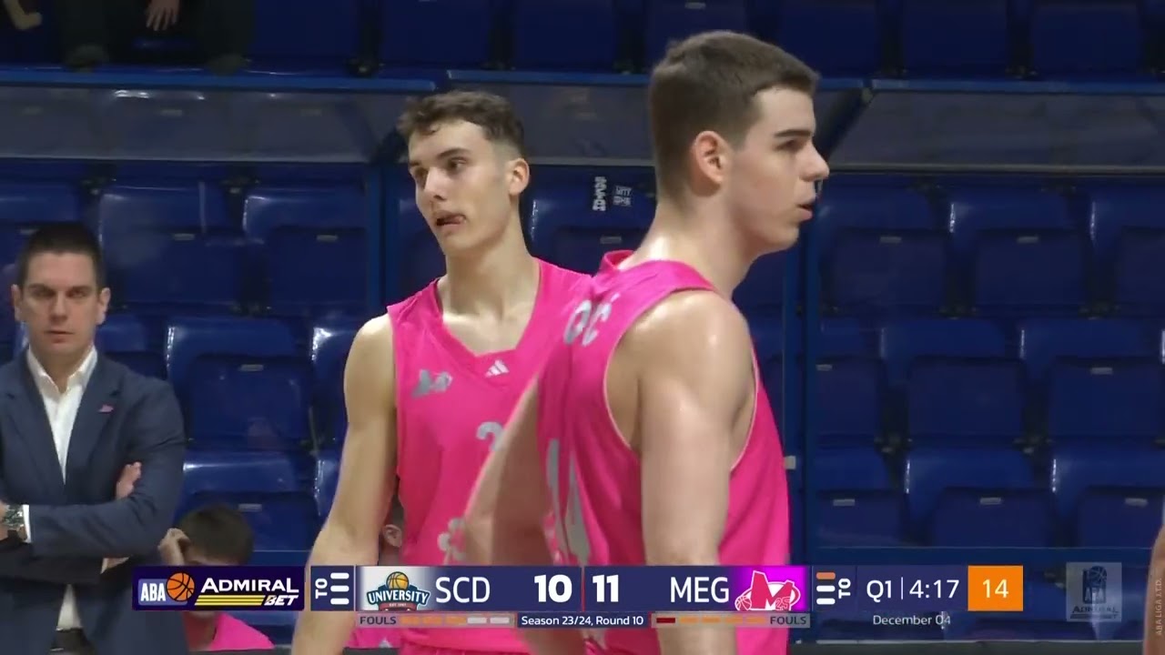 AdmiralBet ABA League 2023/24, Round 10 match: SC Derby – Mega MIS (4.12.2023)