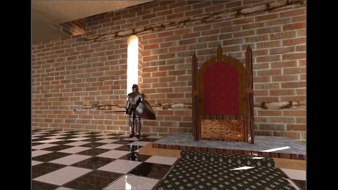 Castello di Acquafredda (Siliqua) ricostruzione 3D