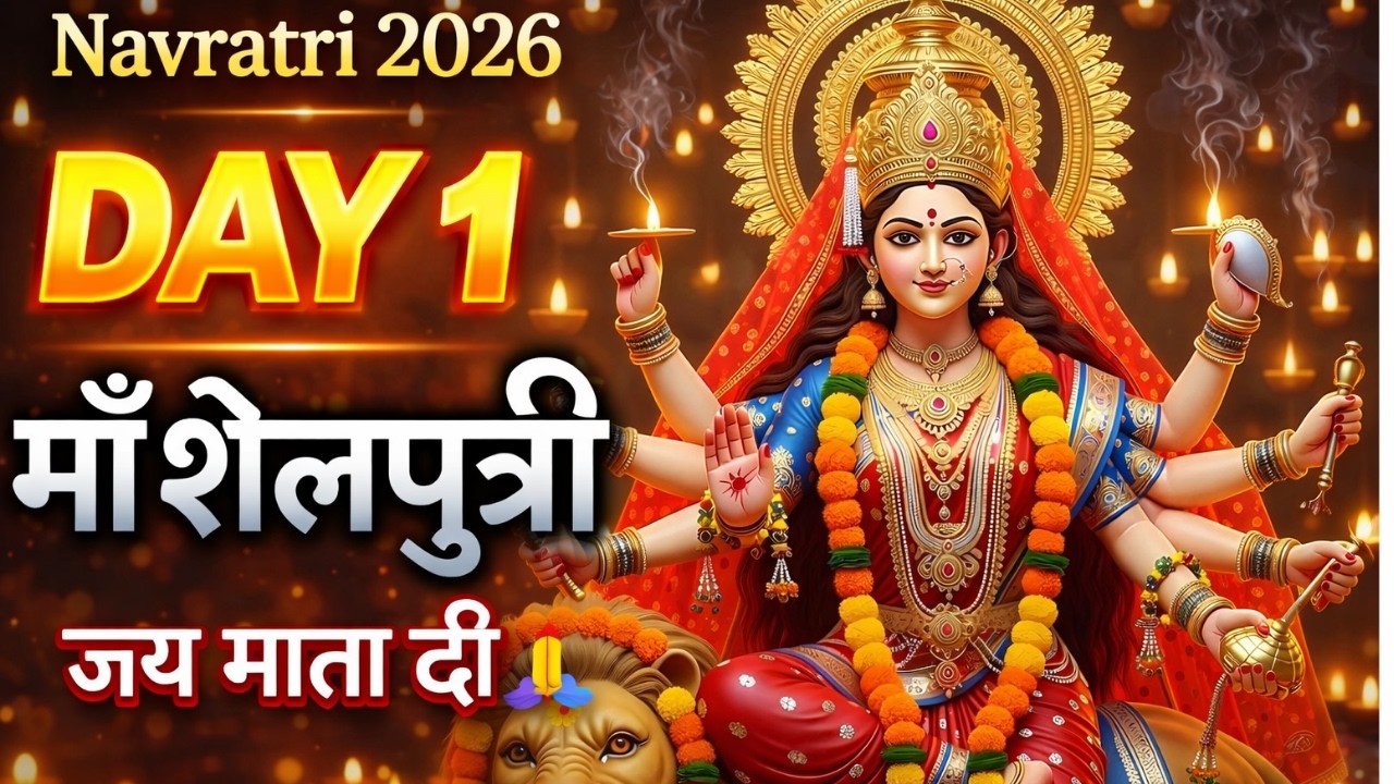 पहला नवरात्रा स्पेशल 2026 | Chaitra Navratri Day1 | Shailputri Mata | शैलपुत्री माता  कथा #navratri