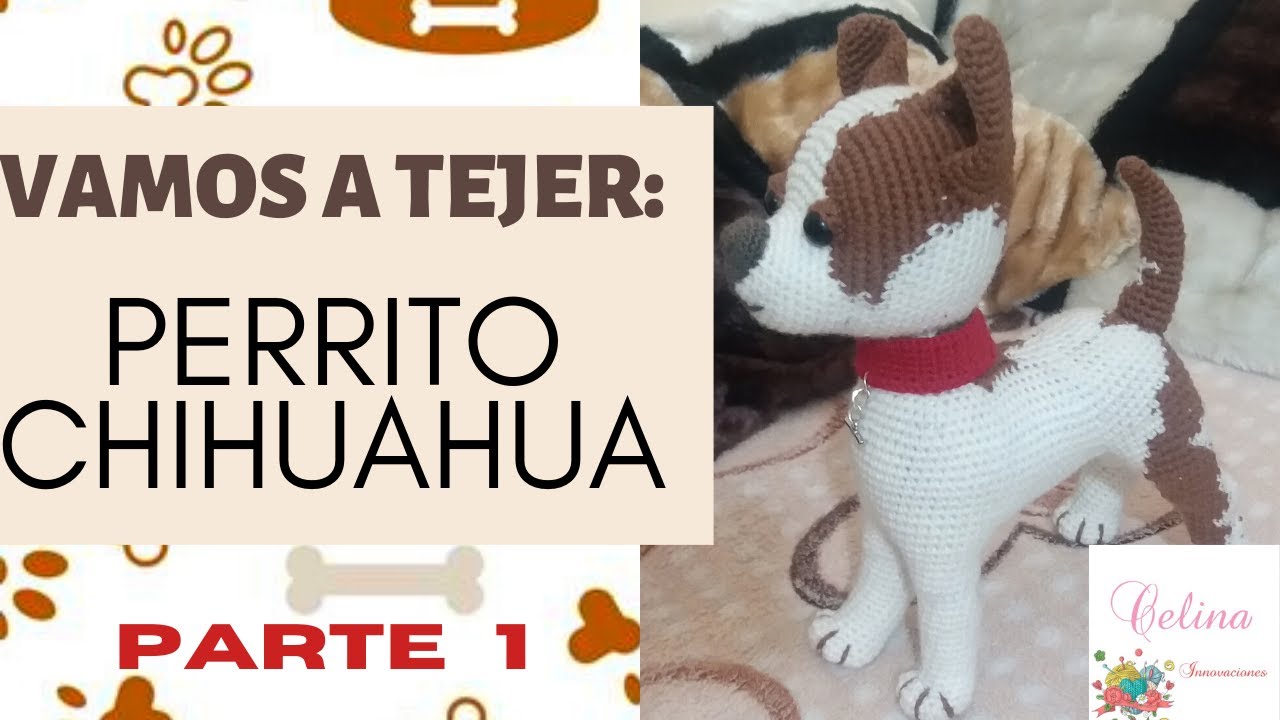 ☝Perrito Chihuahua a crochet🐾/ Tutorial paso a paso-PARTE 1 cabeza😀Amigurumi