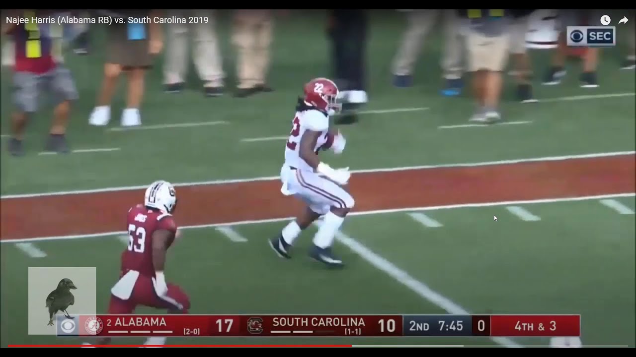 Matt Waldman's RSP Film Room No.207 RB Najee Harris (Alabama)