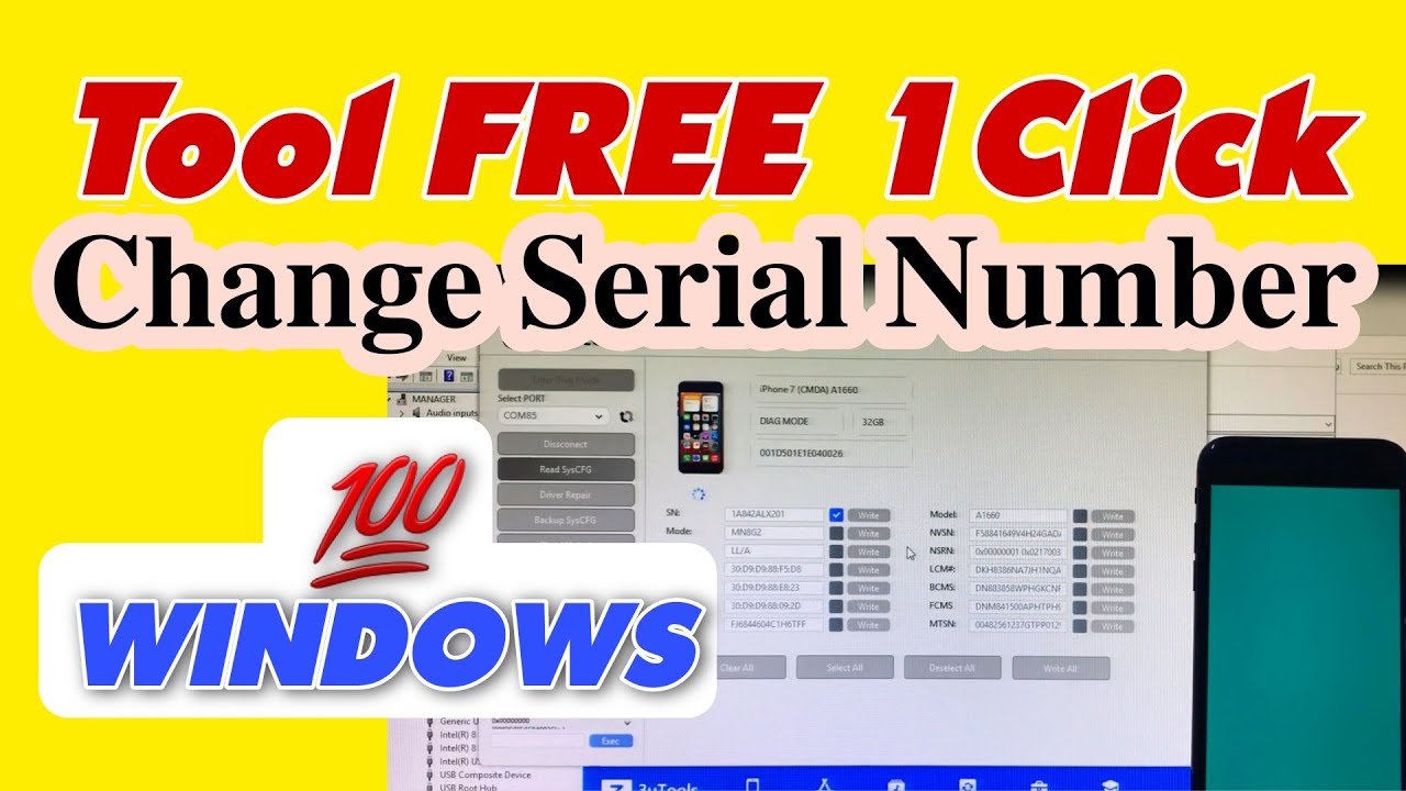 How to Change Serial Number | Bypass iCloud Hello Screen iOS 15/16/17 - 30.07.2024 #vienthyhG