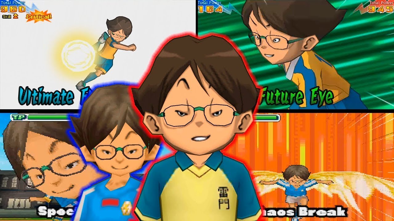 Megane Kakeru & Kazuto (William & Isaac Glass)  | All Hissatsu Techniques | Inazuma eleven Games