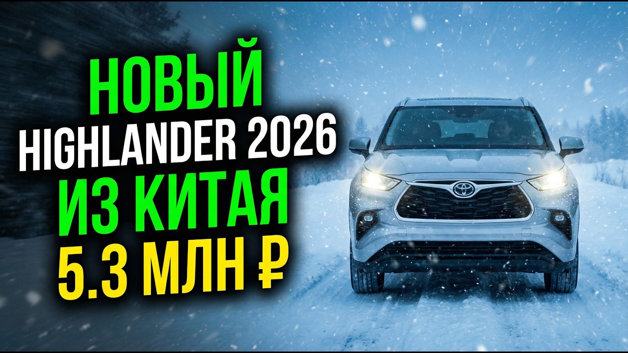 Highlander 2026 за 5.3 млн — Стоит ли переплачивать?