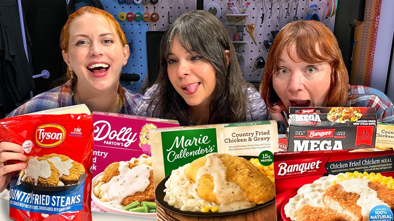 What's the Best Frozen Country Fried Steak? (Unedited Taste Test w/ Emily Fleming!)