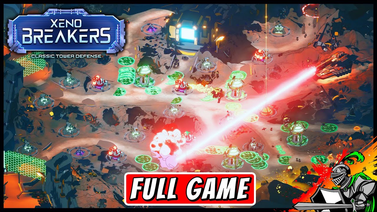 XENOBREAKERS - CLASSIC TOWER DEFENSE | Gameplay Walkthrough | FULL GAME (Hard, No Commentary)