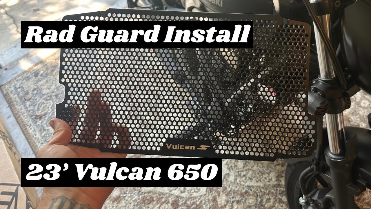 Kawasaki Vulcan 650 Radiator Guard Install