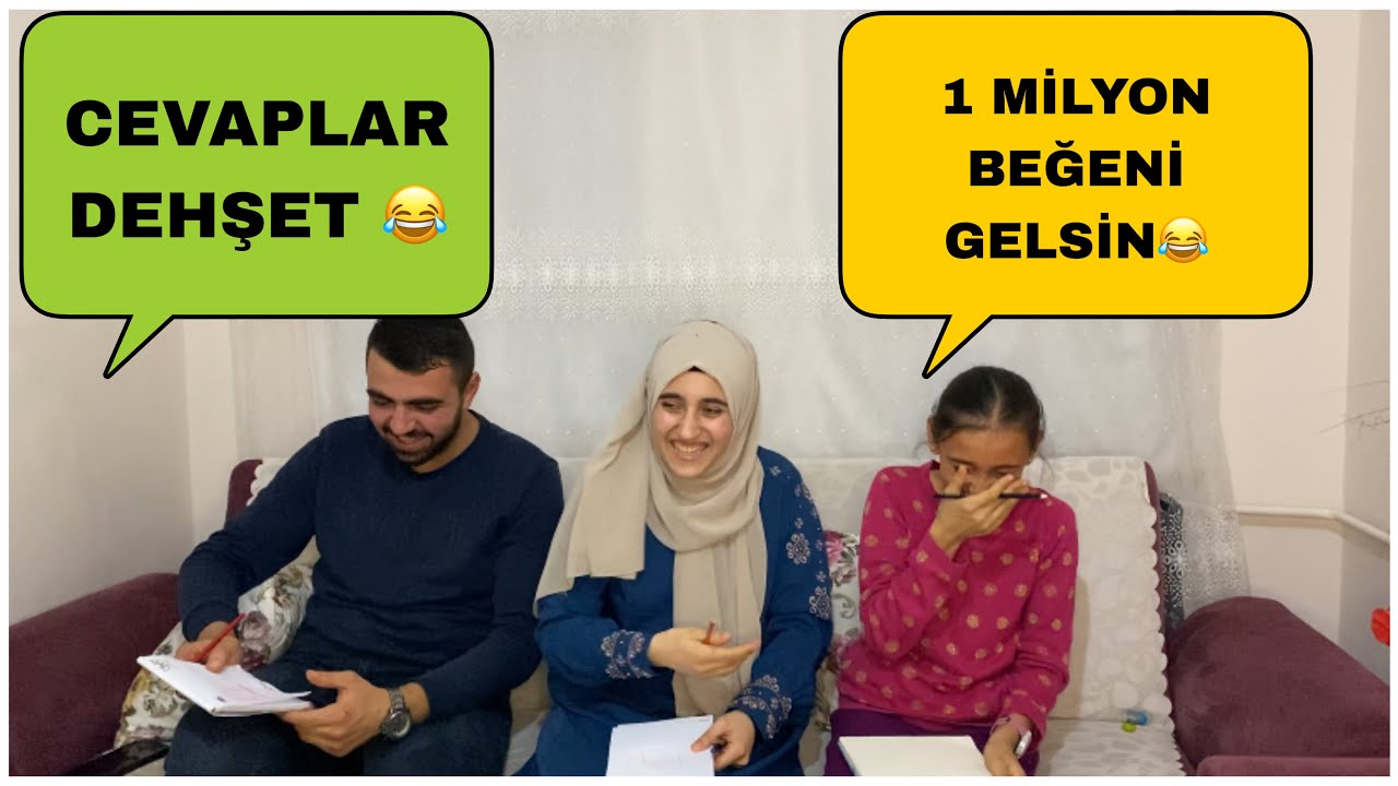 GÜLMEK GARANTİ😂KİM BENİ DAHA İYİ TANIYOR 🤷🏻‍♀️