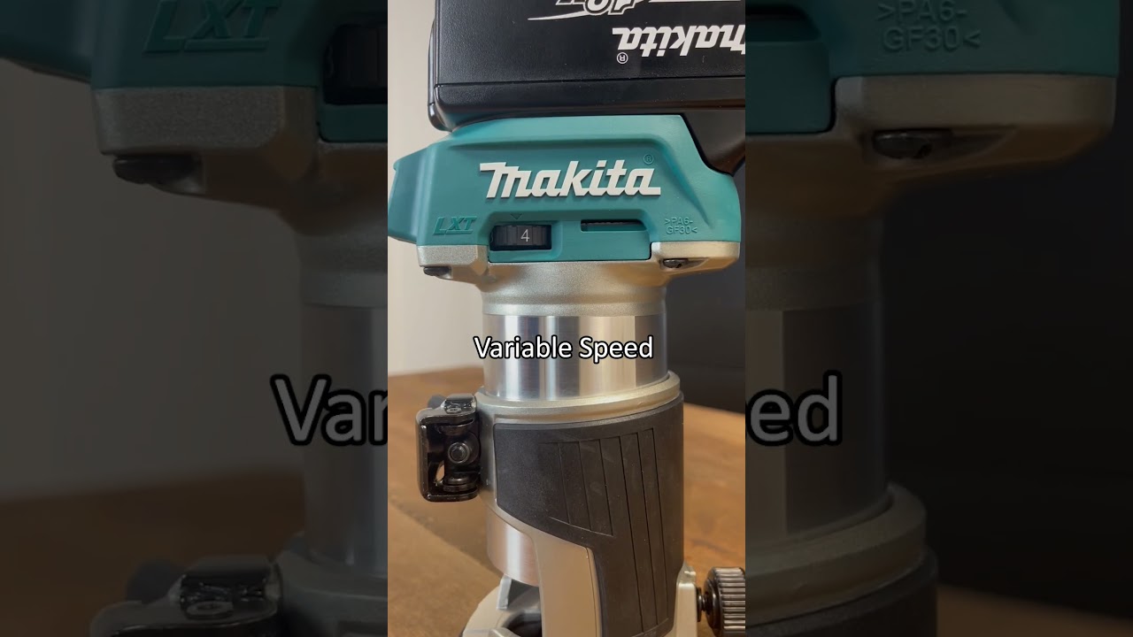 Makita 18V LXT Li-ion Brushless Router - Torque-Driven, Maintenance-Free, and Pro-Approved #shorts