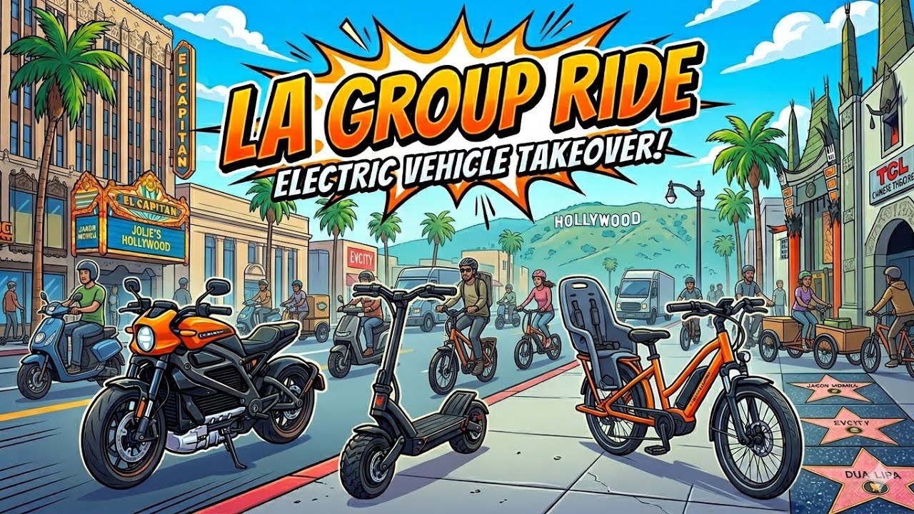 The L.A. Courier: Electric Scooter Academy Group Ride 