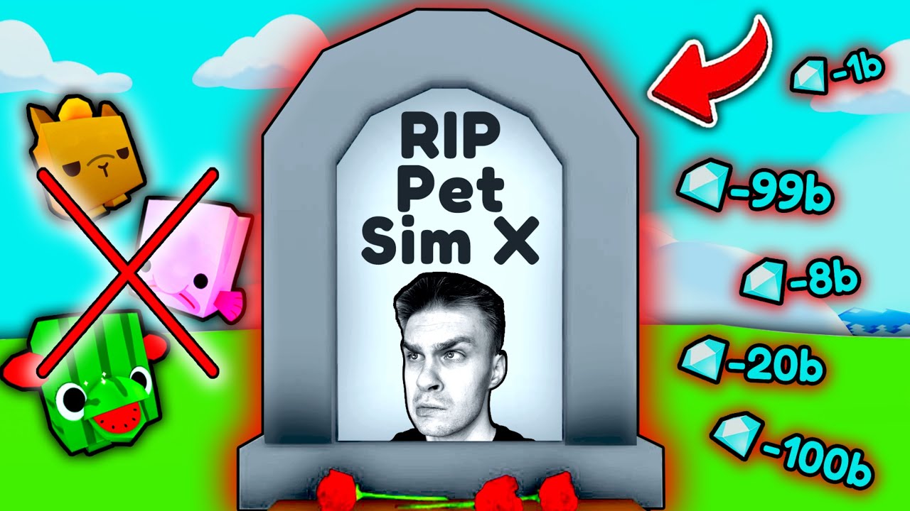 KOŃCZĘ… 😭 z PET SIMULATOR X! (przepraszam) ⛔️