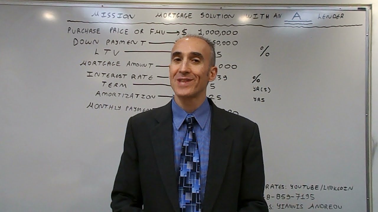 Flexible Mission Mortgage - No 2% Stress Test via an A Lender(High Net Worth)-Rate of 2.39%