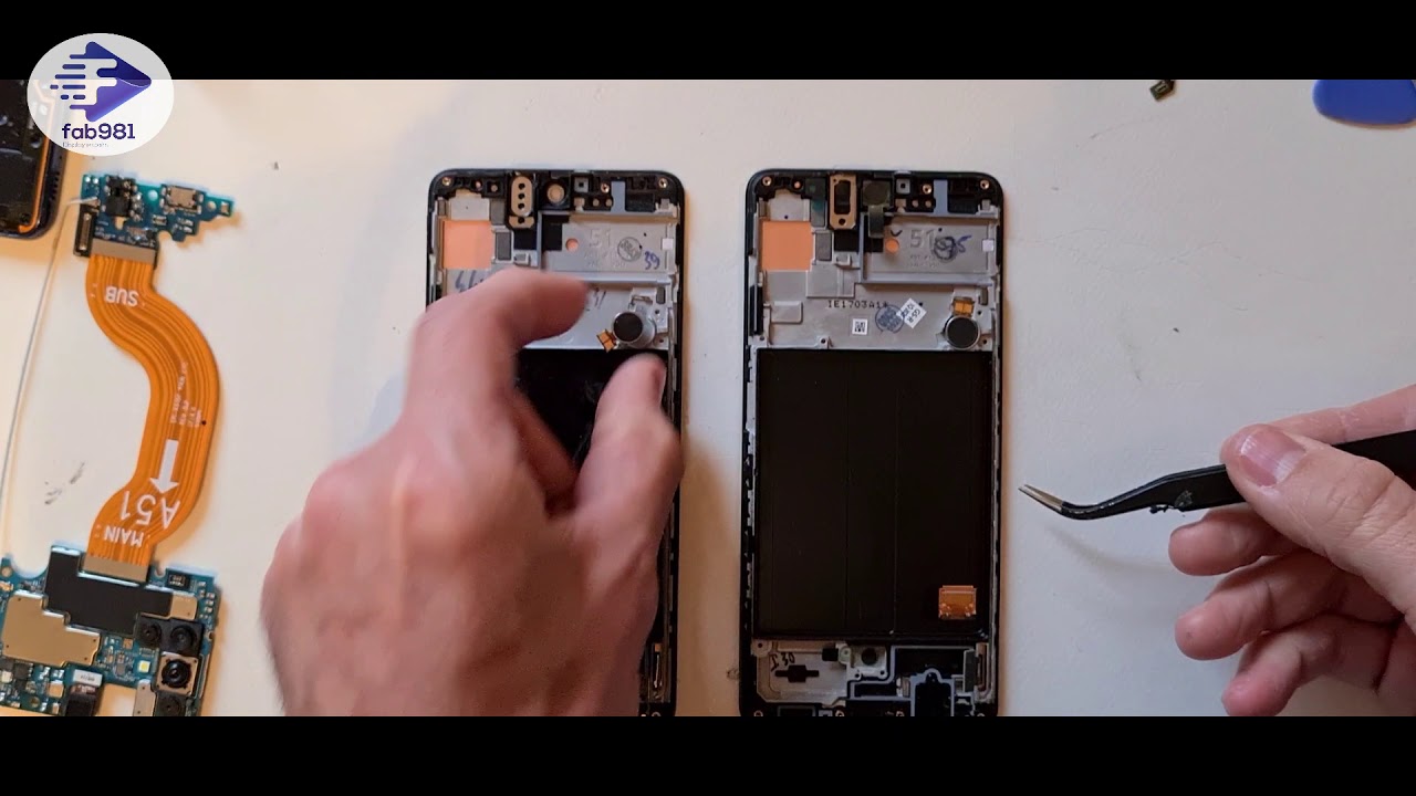 Sostituzione Samsung Display A51 Originale - Display SM-A515F - Disassembly