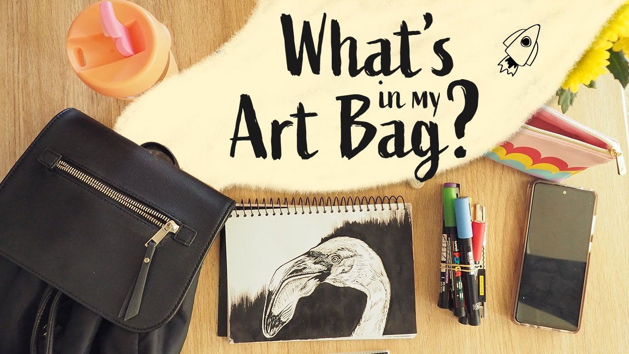 What's in my art bag? Sketching on the go for artists