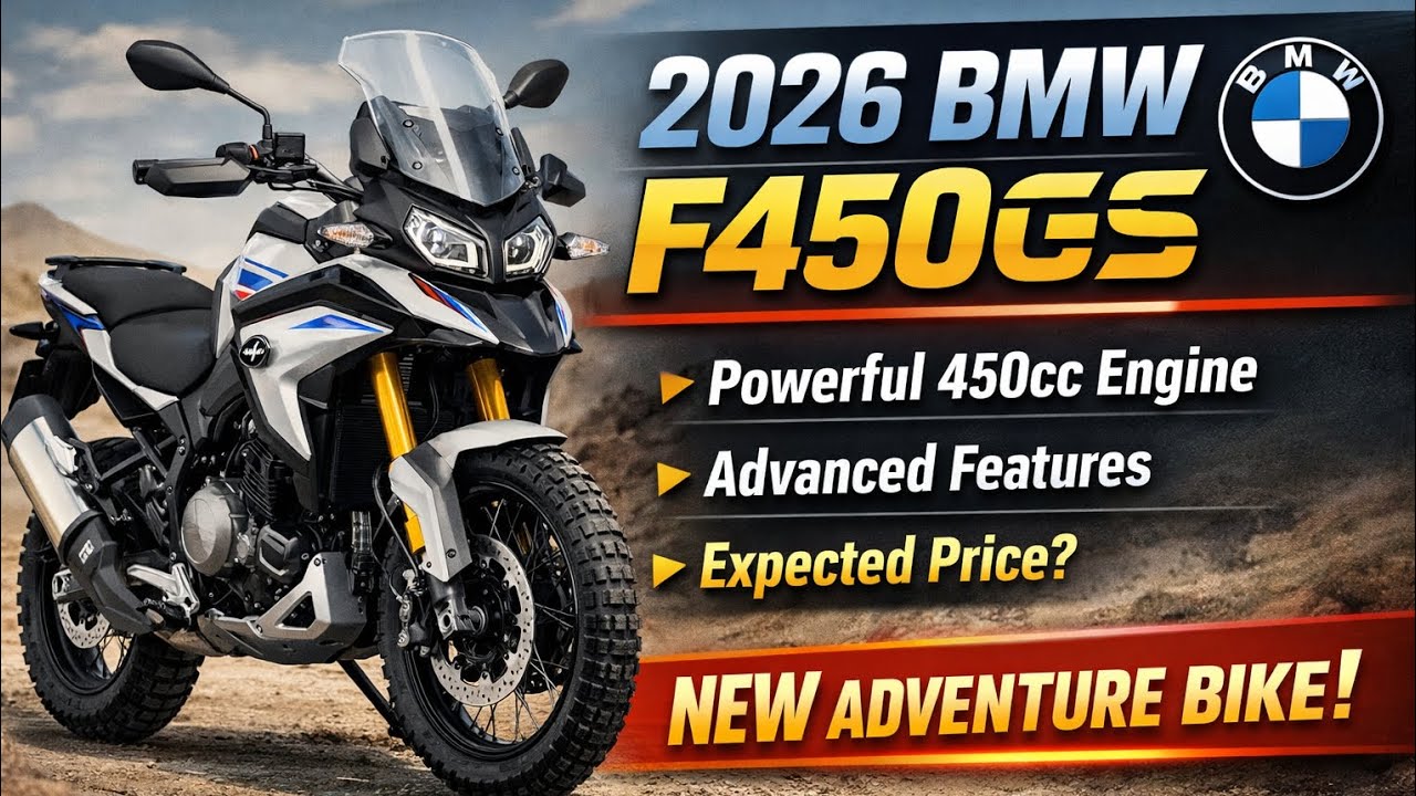 2026 BMW F450GS – New Mid-Size Adventure Bike | Engine, Features & Expected Price
