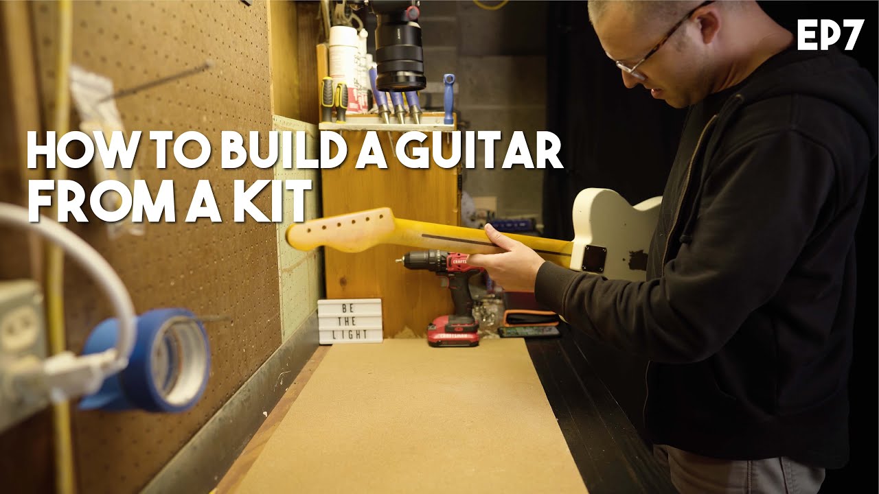 How to build a guitar from a KIT | StewMac Wilkinson T-Style | Ep7 - Install Tuners