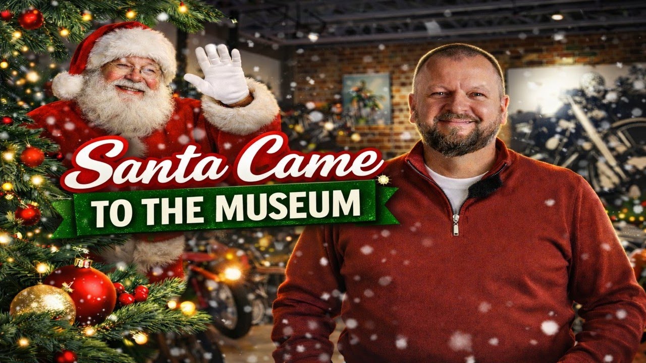 We Turned the Motorcycle Museum into a Christmas Party 🎄
