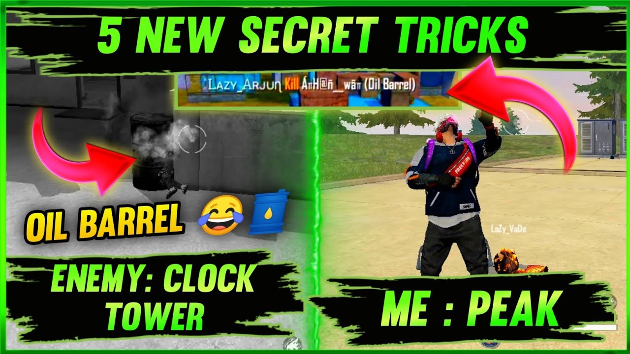 5 NEW SECRET TIPS AND TRICKS IN FREE FIRE (PART-8)