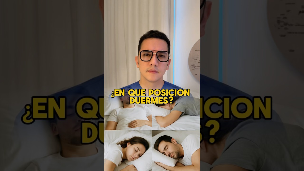 &iquest;Cu&aacute;l es la mejor posici&oacute;n para dormir? Te lo explico. #medicina #consejosdesalud #shorts