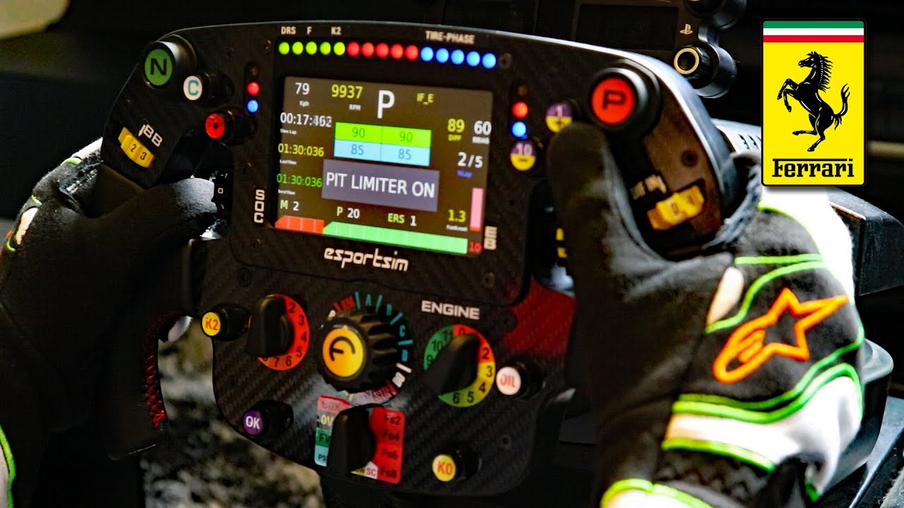 ベッテル仕様のハンコンでプレイしてみた【PS5】esportsim FSW