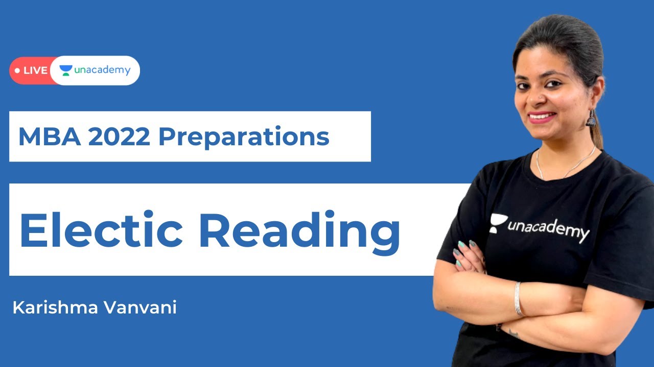Eclectic Reading for VARC Preparation | MBA Exams 2022 | Karishma Vanvani