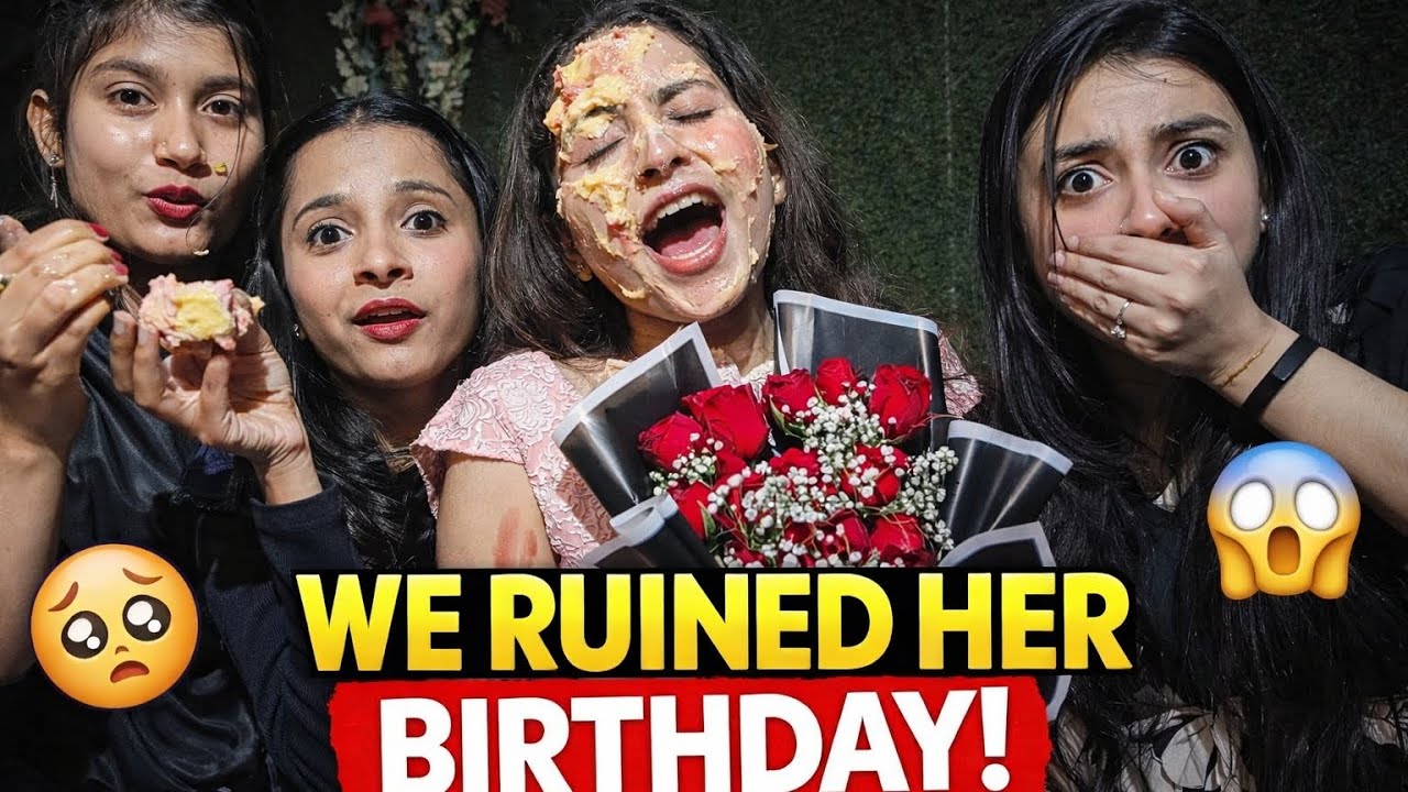We ruined her birthday 😭😱#birthdaygonewrong 