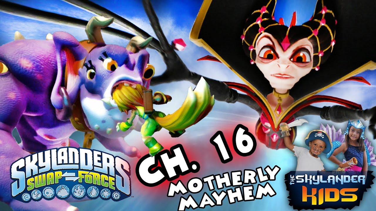 Let's Play Skylanders Swap Force: Motherly Mayhem - Kaos Mom Boss Battle w/ Bubba Greebs (Ch. 16)