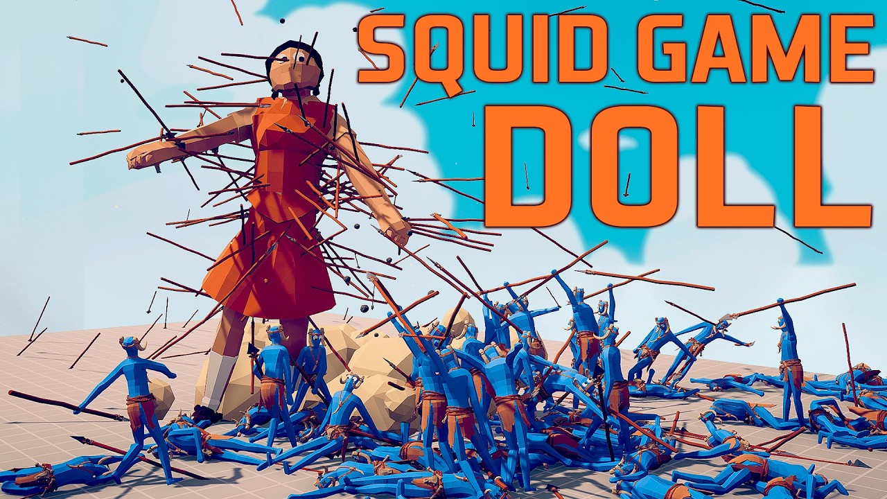 ⚠️🎯 FAST SPEAR THROWERS vs 1x SQUID GAME DOLL – INSANE TEST!