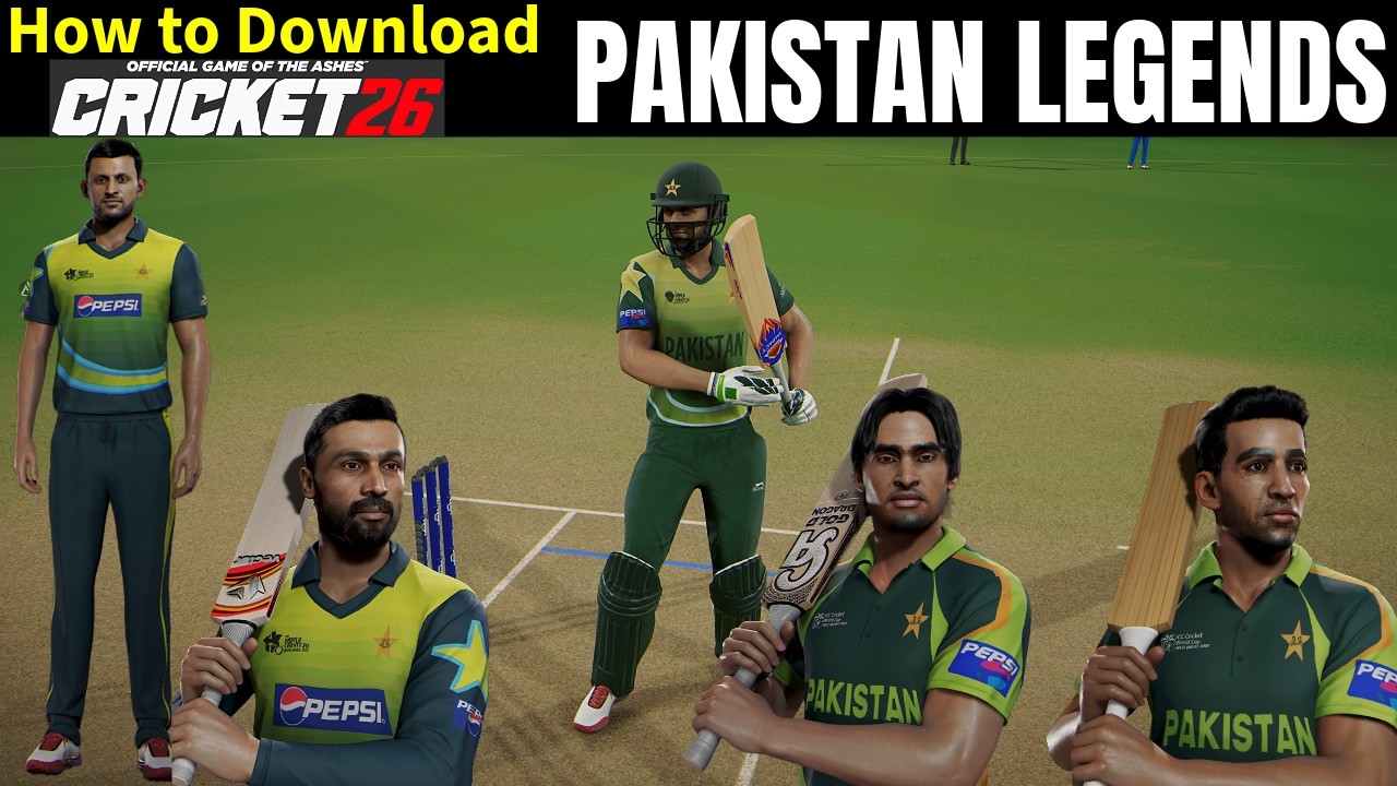 How to Download Pakistan Legends in Cricket 26