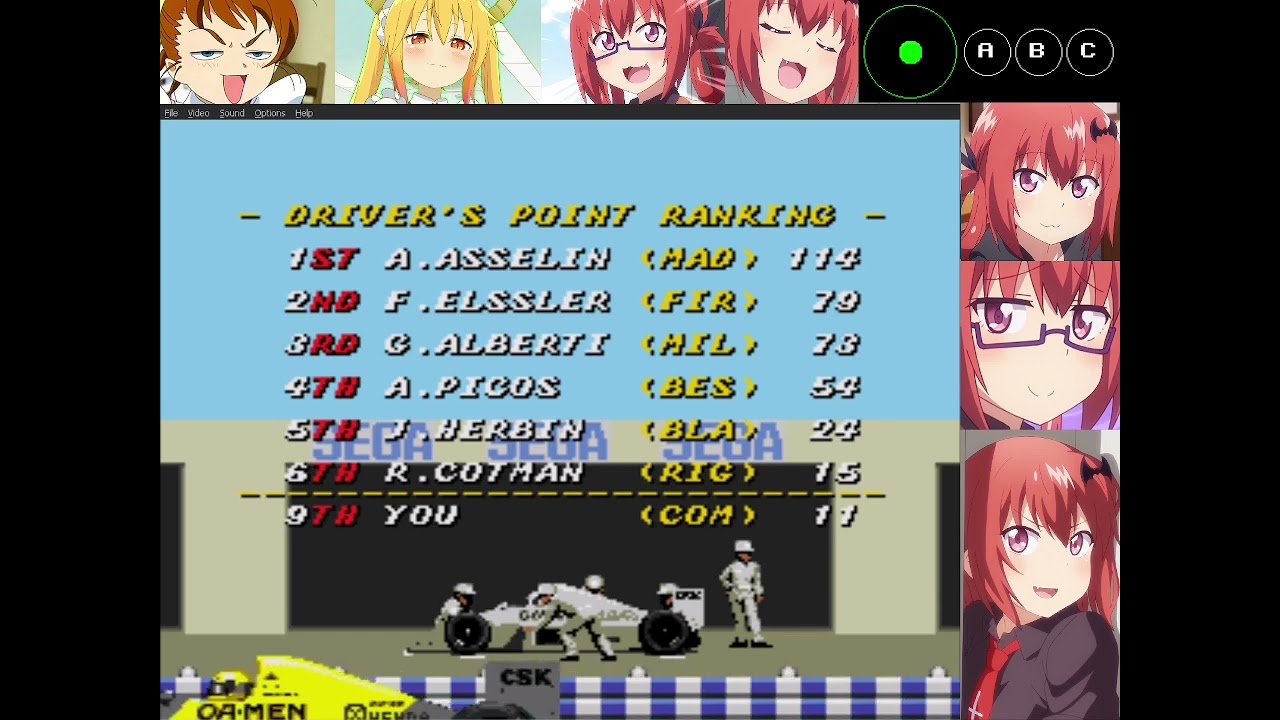 Super Monaco GP - Comet in Monaco, 1st place