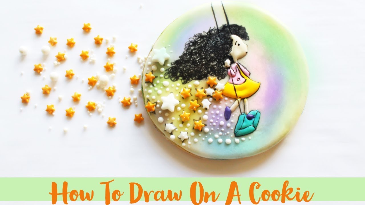 How To Draw On A Cookie Using A Projector