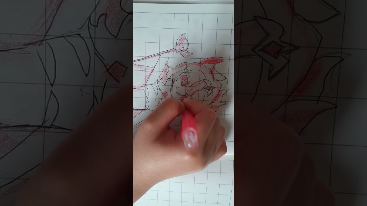 어둠마녀 그리기