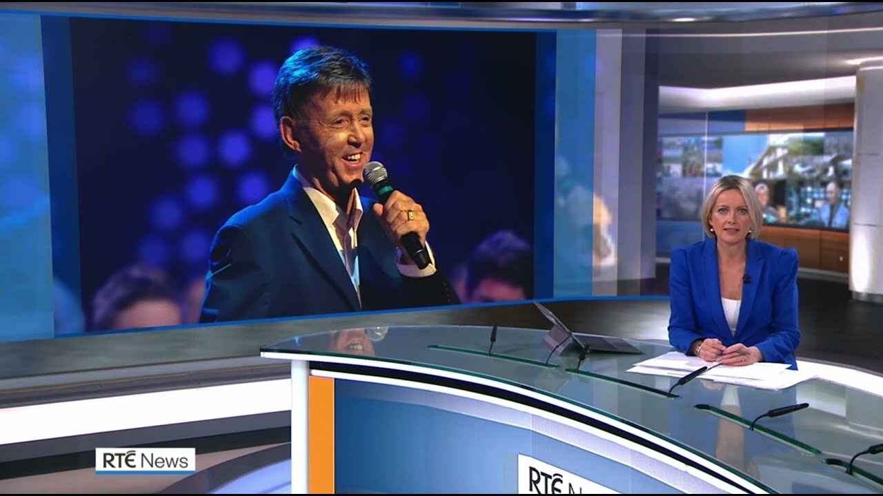 Dickie Rock's death reported on RTÉ News (7th December 2024)
