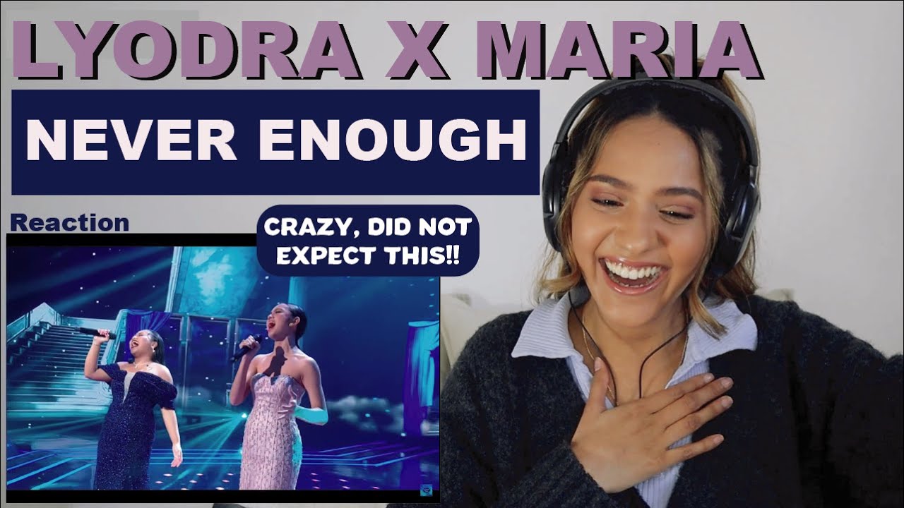 LYODRA X MARIA - NEVER ENOUGH - (Loren Allred) | Indonesian Idol 2020 | REACTION!!