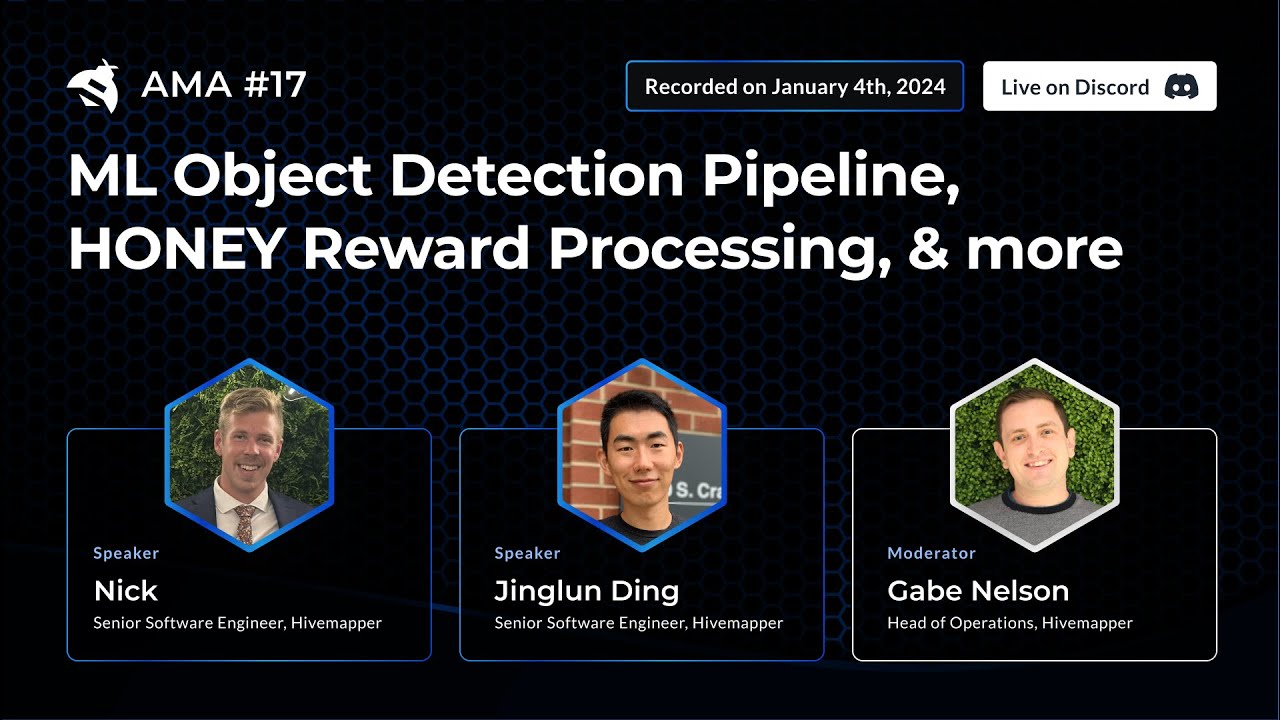 AMA #17 with Hivemapper's Senior Software Engineers and Head of Operations